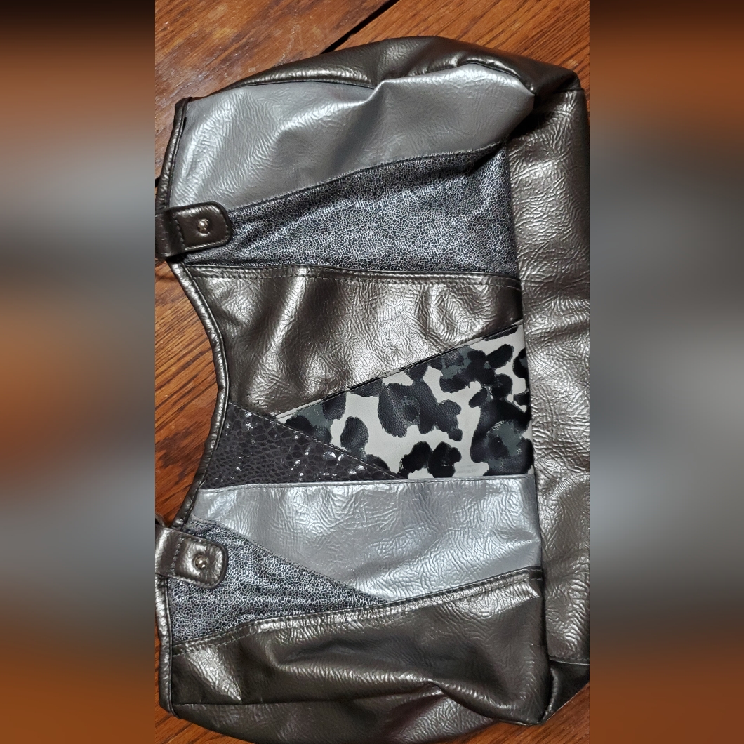 Gray Handbag